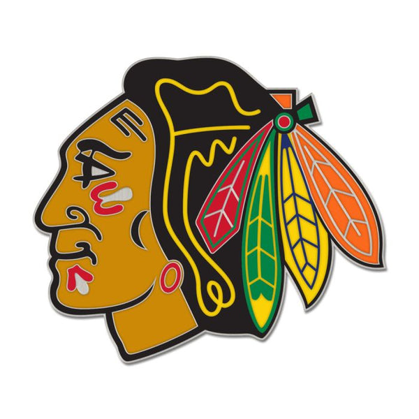 Wholesale-Chicago Blackhawks PRIMARY Collector Enamel Pin Jewelry Card