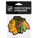 Wholesale-Chicago Blackhawks Perfect Cut Color Decal 4" x 4"