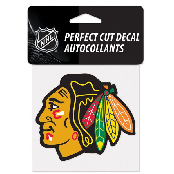 Wholesale-Chicago Blackhawks Perfect Cut Color Decal 4" x 4"