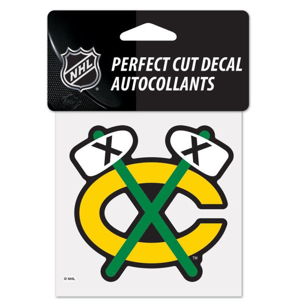 Wholesale-Chicago Blackhawks Perfect Cut Color Decal 4" x 4"