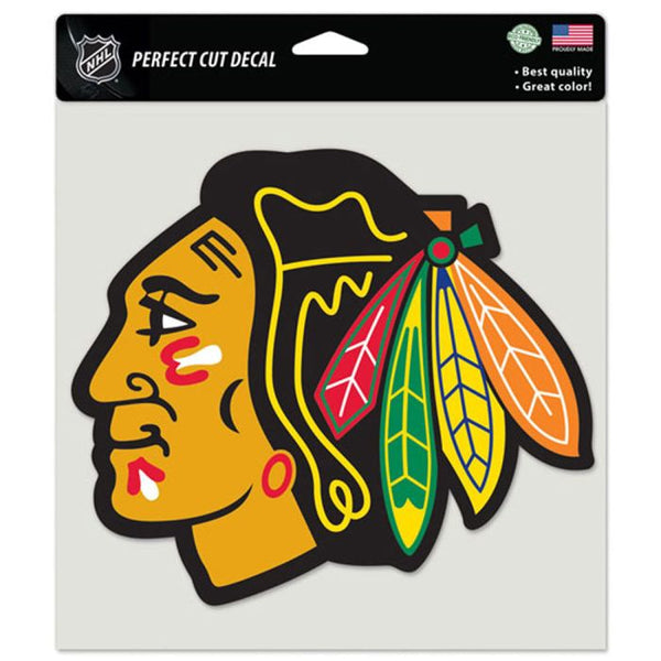 Wholesale-Chicago Blackhawks Perfect Cut Color Decal 8" x 8"