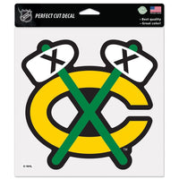 Wholesale-Chicago Blackhawks Perfect Cut Color Decal 8" x 8"