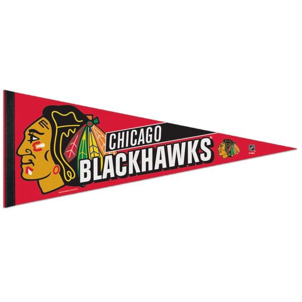 Wholesale-Chicago Blackhawks Premium Pennant 12" x 30"