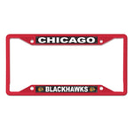 Wholesale-Chicago Blackhawks RED Lic Plt Frame S/S