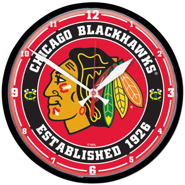 Wholesale-Chicago Blackhawks Round Wall Clock 12.75"