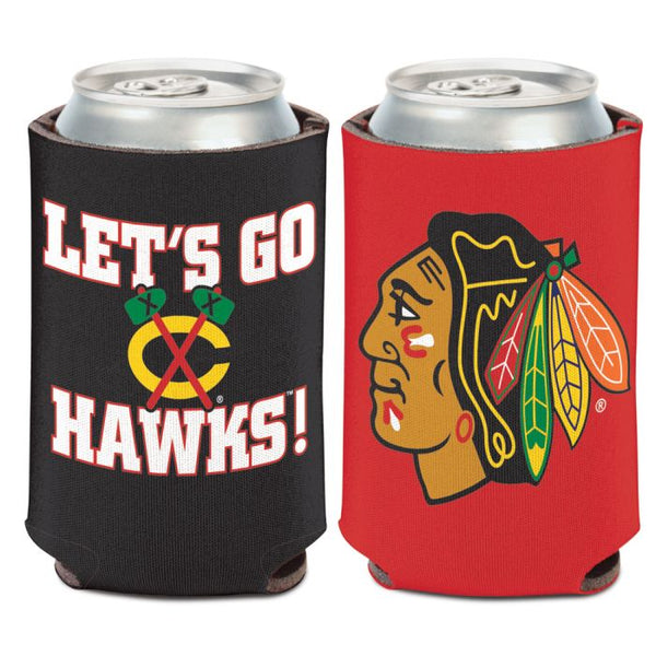 Wholesale-Chicago Blackhawks SLOGAN Can Cooler 12 oz.