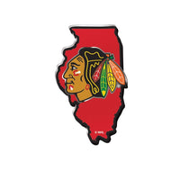 Wholesale-Chicago Blackhawks STATE Acrylic Auto Emblem