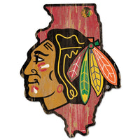 Wholesale-Chicago Blackhawks STATE SHAPE