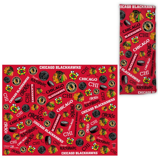 Wholesale-Chicago Blackhawks Scatter Print Fan Wraps