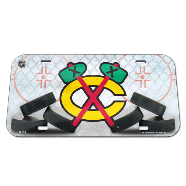 Wholesale-Chicago Blackhawks Specialty Acrylic License Plate