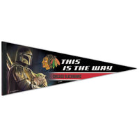 Wholesale-Chicago Blackhawks / Star Wars Mandalorian Premium Pennant 12" x 30"