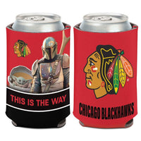 Wholesale-Chicago Blackhawks / Star Wars mandalorian Can Cooler 12 oz.