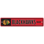 Wholesale-Chicago Blackhawks Street / Zone Sign 3.75" x 19"