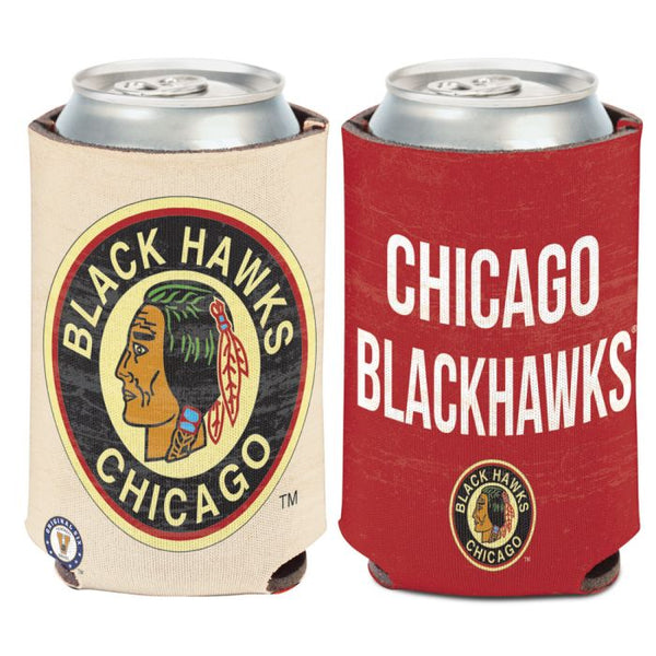 Wholesale-Chicago Blackhawks / Vintage NHL Vintage Can Cooler 12 oz.