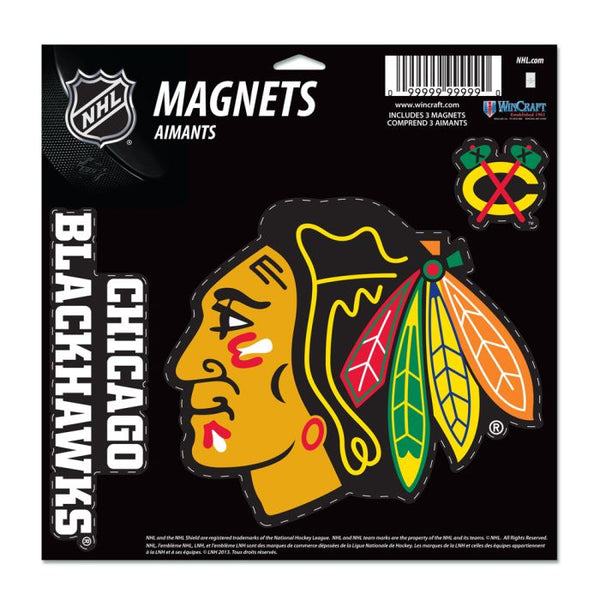 Wholesale-Chicago Blackhawks Vinyl Magnet 11" x 11"