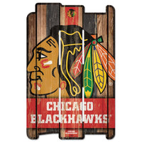 Wholesale-Chicago Blackhawks Wood Fence Sign