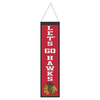 Wholesale-Chicago Blackhawks Wool Banner 8" x 32"