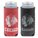 Wholesale-Chicago Blackhawks colored heather 12 oz Slim Can Cooler