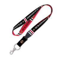 Wholesale-Chicago Blackhawks slogan Lanyard w/detachable buckle 1"