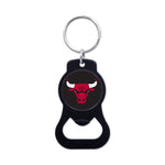 Wholesale-Chicago Bulls Black Bottle Opener Key Ring