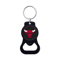 Wholesale-Chicago Bulls Black Bottle Opener Key Ring