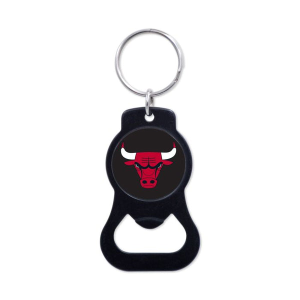 Wholesale-Chicago Bulls Black Bottle Opener Key Ring