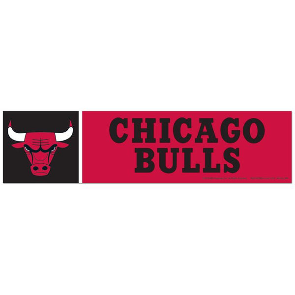 Wholesale-Chicago Bulls Bumper Strip 3" x 12"