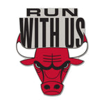 Wholesale-Chicago Bulls slogan Collector Enamel Pin Jewelry Card