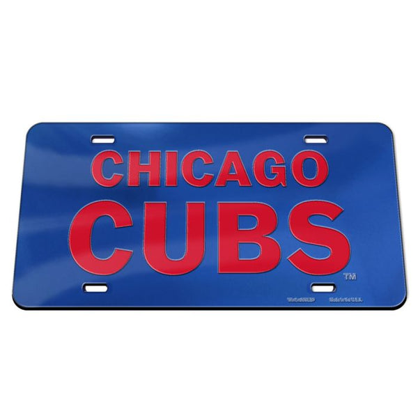 Wholesale-Chicago Cubs Acrylic Classic License Plates