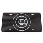 Wholesale-Chicago Cubs BLACK Specialty Acrylic License Plate