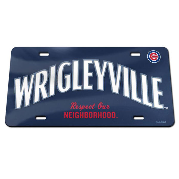 Wholesale-Chicago Cubs CITY Specialty Acrylic License Plate