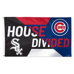 Wholesale-Chicago Cubs / Chicago White Sox Flag - Deluxe 3' X 5' House Divided MLB