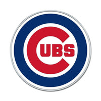 Wholesale-Chicago Cubs Colored Chrome Free Form Auto Emblem