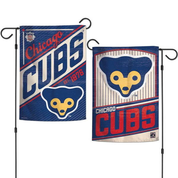 Wholesale-Chicago Cubs / Cooperstown Garden Flags 2 sided 12.5" x 18"