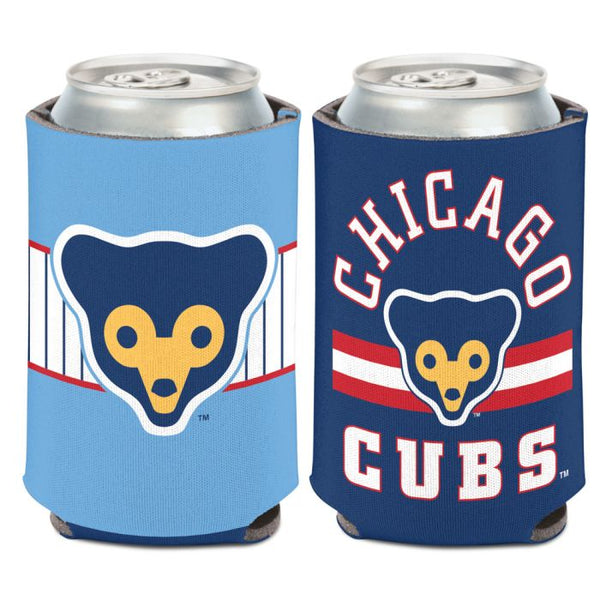 Wholesale-Chicago Cubs / Cooperstown STRIPE Can Cooler 12 oz.