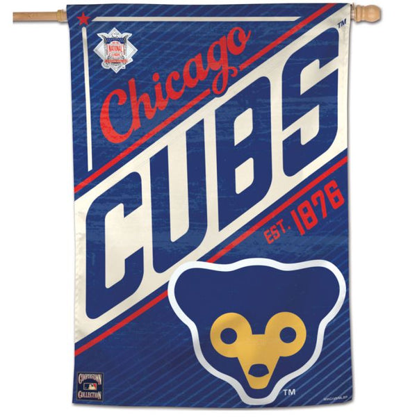 Wholesale-Chicago Cubs / Cooperstown Vertical Flag 28" x 40"