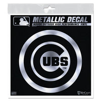 Wholesale-Chicago Cubs Decal Metallic 6" x 6"