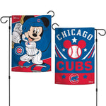 Wholesale-Chicago Cubs / Disney Mickey Mouse Garden Flags 2 sided 12.5" x 18"