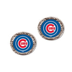 Wholesale-Chicago Cubs Earrings Jewelry Carded Round