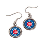 Wholesale-Chicago Cubs Earrings Jewelry Carded Round