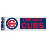 Wholesale-Chicago Cubs Fan Decals 3.75" x 12"