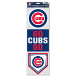 Wholesale-Chicago Cubs Fan Decals 3.75" x 12"