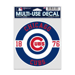 Wholesale-Chicago Cubs Fan Decals 3.75" x 5"