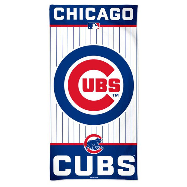 Wholesale-Chicago Cubs Fiber Beach Towel 9lb 30" x 60"