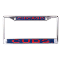 Wholesale-Chicago Cubs GLITTER Lic Plt Frame S/L Printed