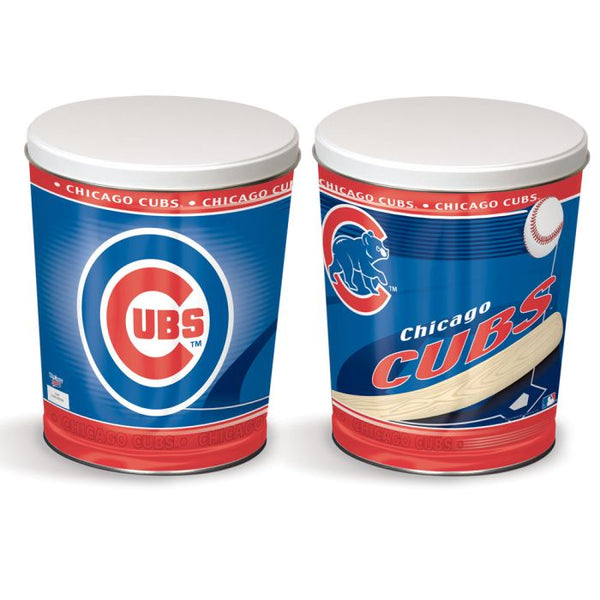 Wholesale-Chicago Cubs Gift Tin tapered 3 gallon