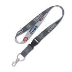 Wholesale-Chicago Cubs Grey Lanyard w/detachable buckle 1"