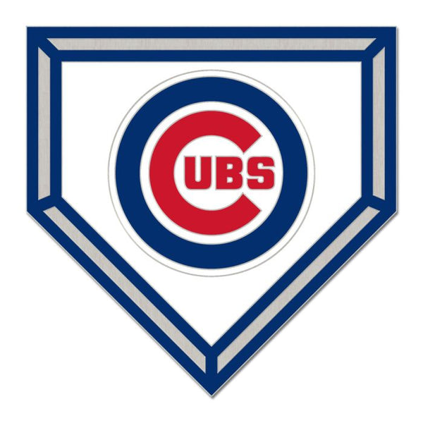 Wholesale-Chicago Cubs HOME PLATE Collector Enamel Pin Jewelry Card