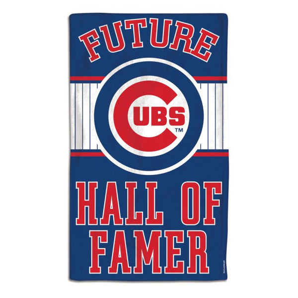 Wholesale-Chicago Cubs / Littlest Fan MLB Future Hall of Famer Burp Cloth 10" x 17"