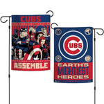 Wholesale-Chicago Cubs / Marvel (c) 2021 MARVEL Garden Flags 2 sided 12.5" x 18"